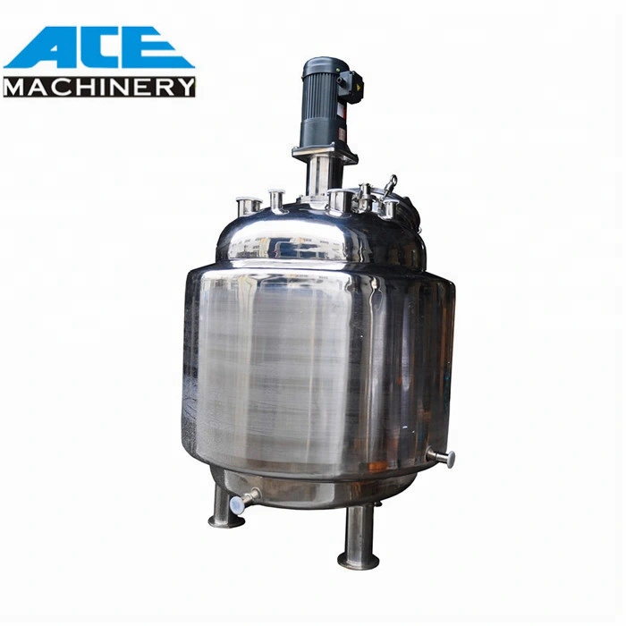 Hot Sale 1000L Jacket Chemical Reactor Vacuum with Glass Lined Reactor Price for Industry