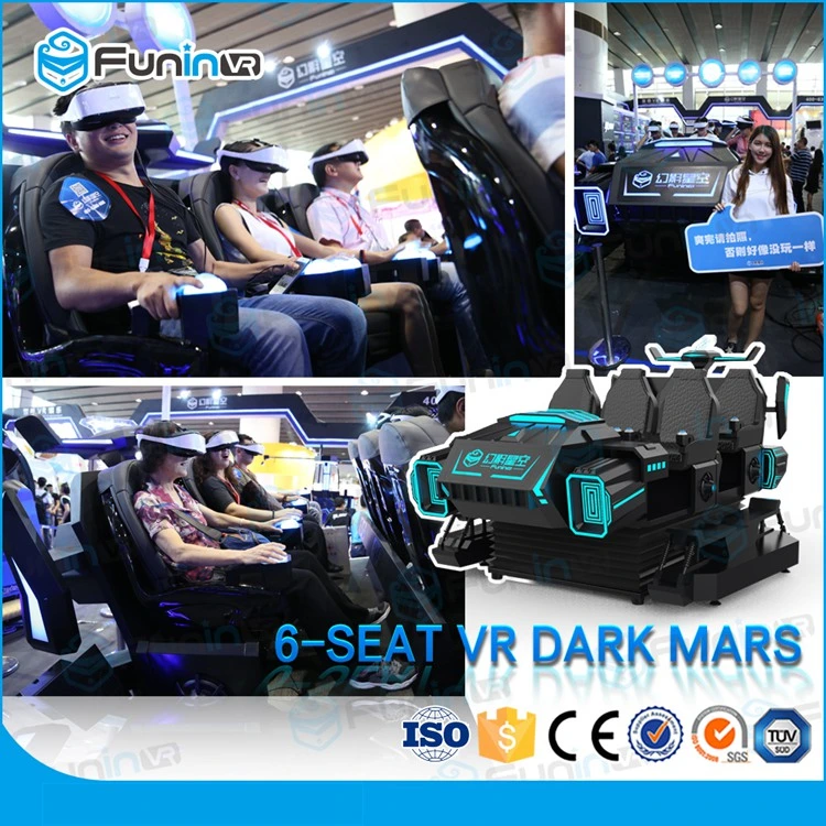 Factory Direct Sale 6-Seat Family Games Machine 9d Vr Games Simulator