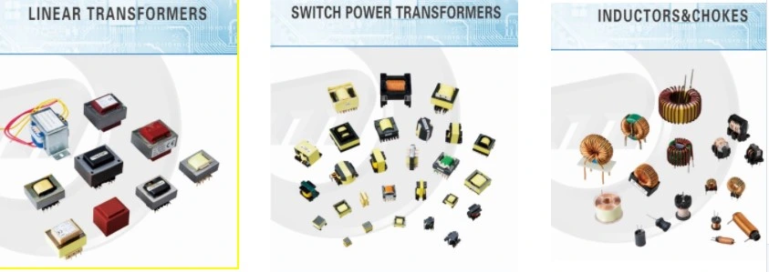 PCB Electrical Transformer Pq Series Ferrite Core, Switching Electronic Transformer