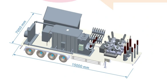 Mobile Substation Transformer 69kv 16/20mva