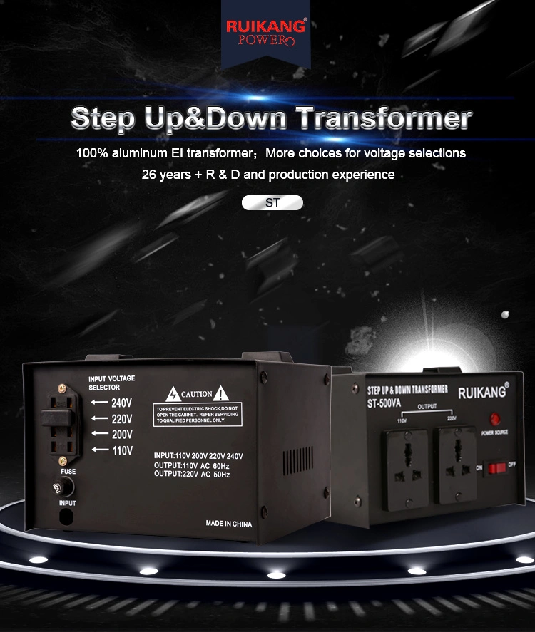 Power Supply Voltage Converter Transformer 120V to 240V