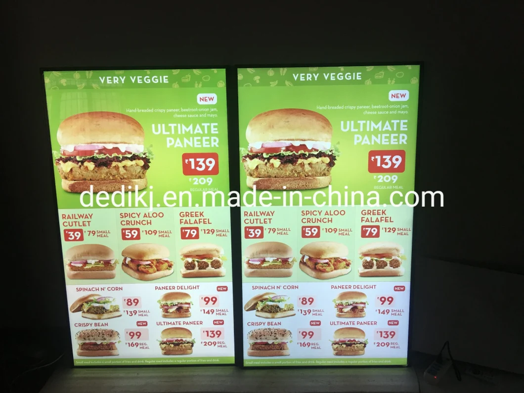 43inch Digital Menu Board - LCD Menu Board for Restaurant