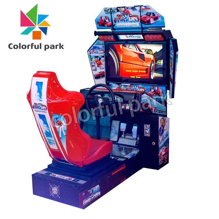 Colorful Park Car Game Machine Kids Rides Game Machine Amusement Park Game Video Game 2019