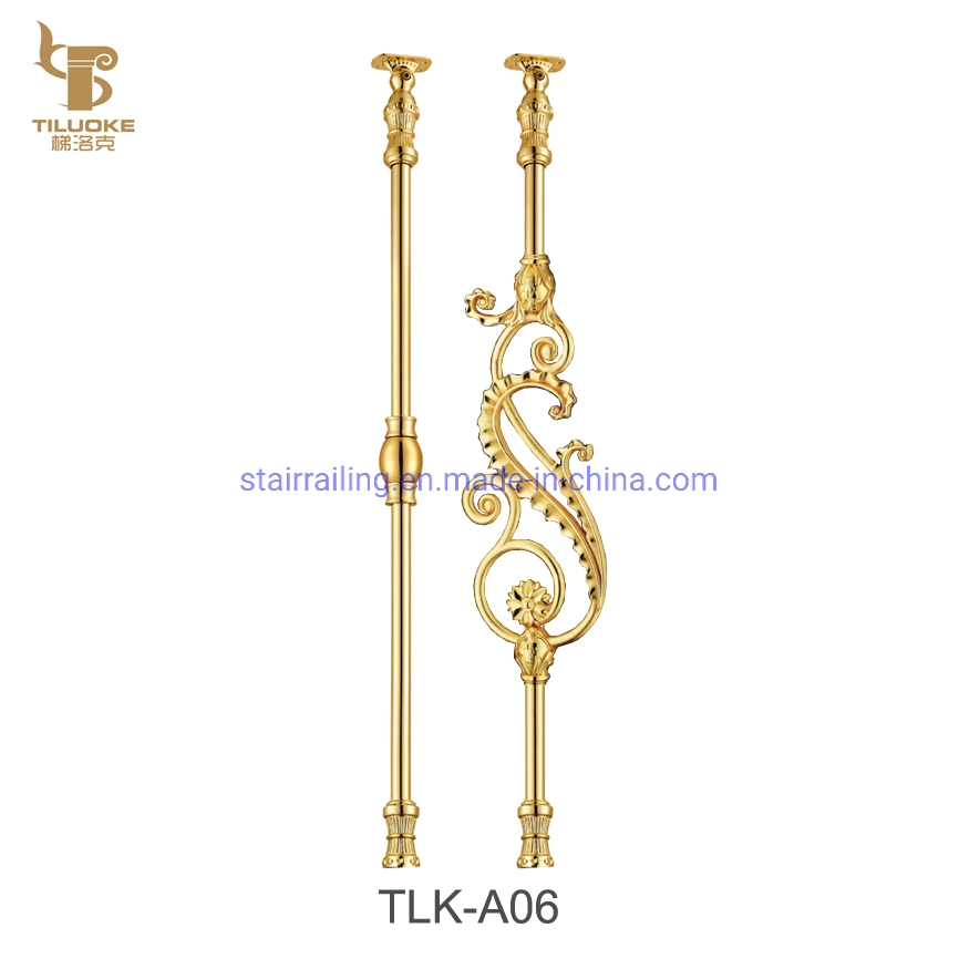 Classic Style Casting Brass Deck Balusters for Villa Project