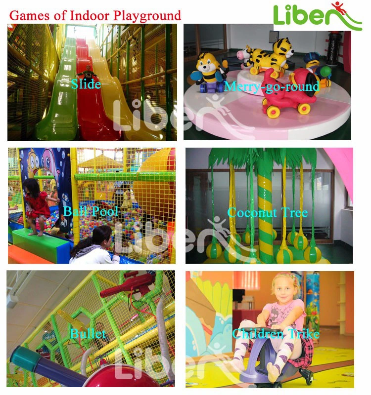 Hot Sell China Kids Playground Indoor Amusement Equipment with Many Games