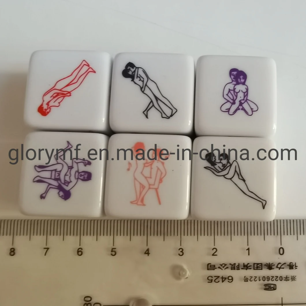 Custom Game Resin D6 Dice with Smoking Number Point Dice