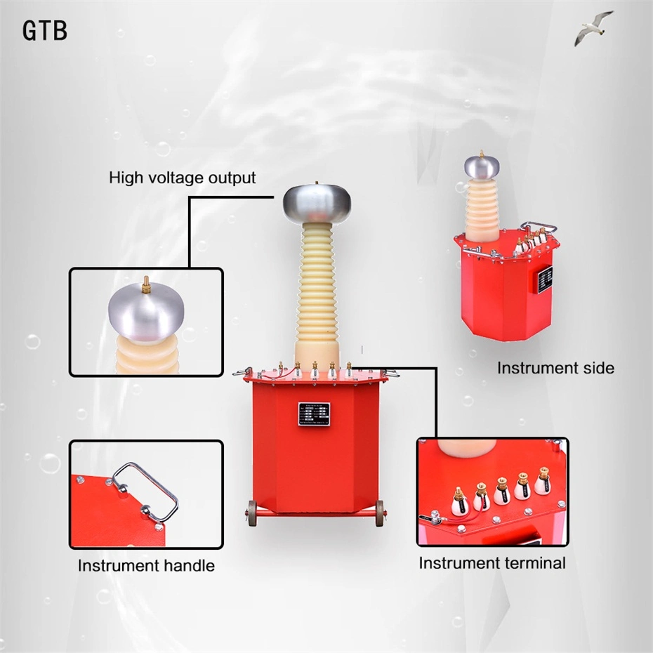Gtb 10kVA 100kv Dry-Type Withstand Voltage Hipot Tester / Test Transformer