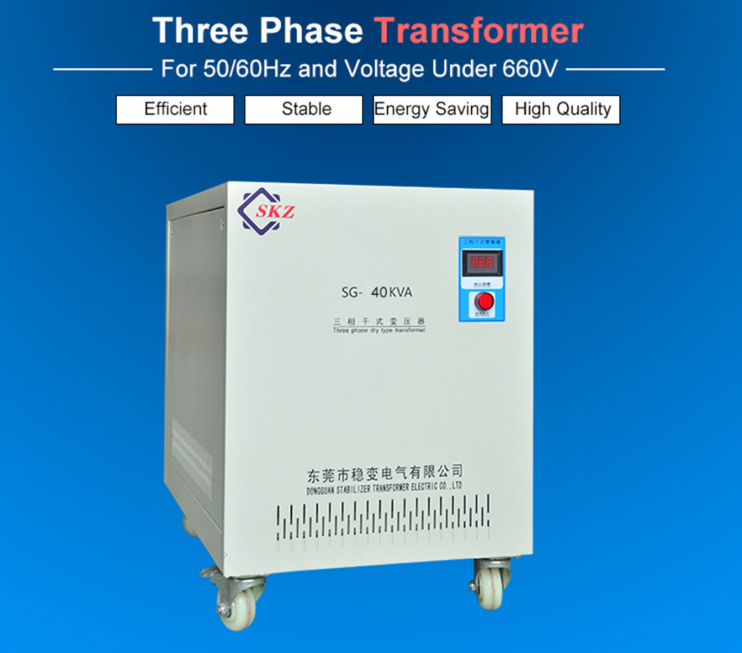 40kVA 220V to 440V 3 Phase Transformer