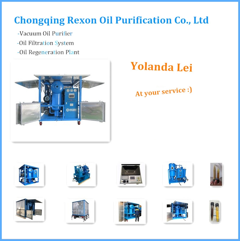 Power Substation Used Dielectric Oil Filtration Machine 3000L/H~18000L/H