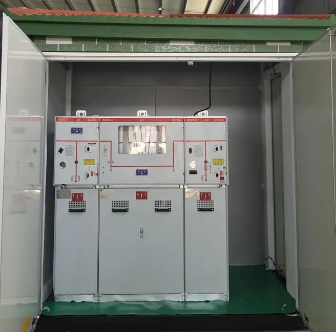2kv 36kv Medium Voltage Switchgear Housing Portable with Lbs Vcb and Fuse Compartment Package Substation