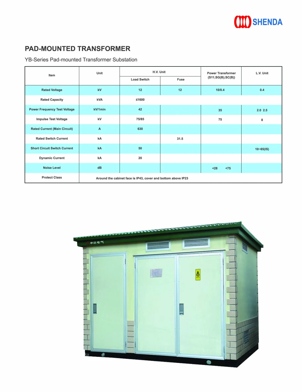 IEEE IEC ISO CE 20 Years Professional Cubicle Type Substation Transformer