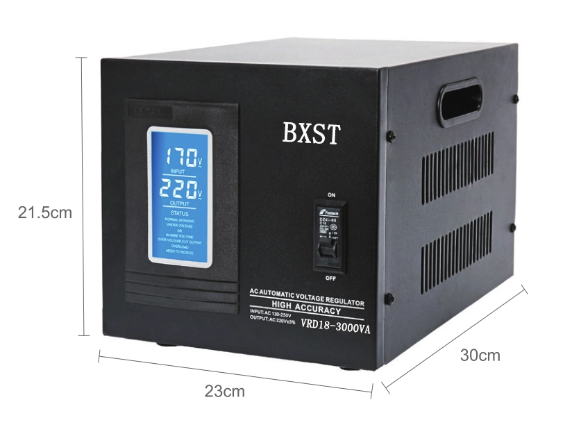 Bx-Vrd18 500va-10kVA Household Relay Type High-Power Voltage Protector Voltage Stabilizer Voltage Regulator
