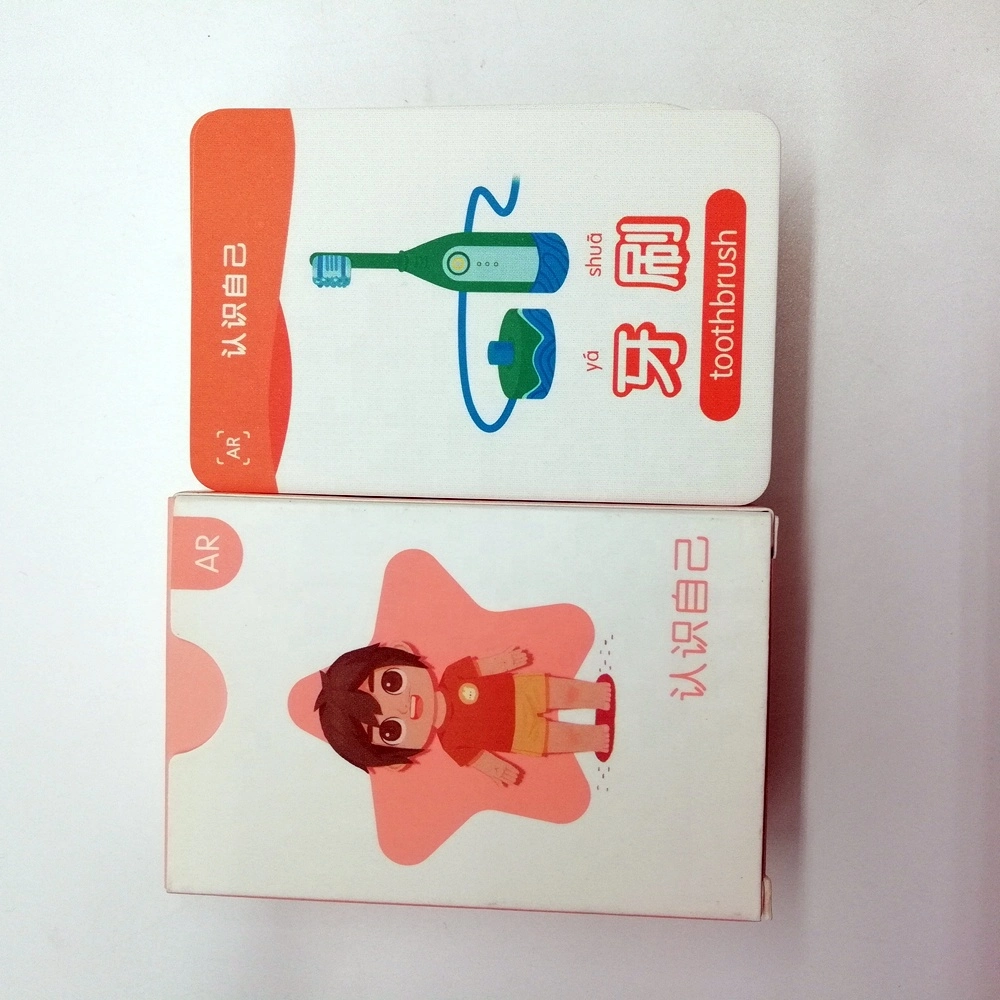 Printed Custom Education Playing Card Custom Memory Flash Cards Educational Cards Printing for Kids