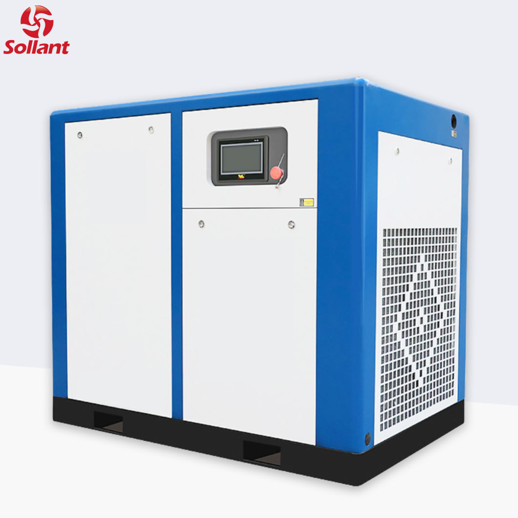 Industrial Silent Dry Oil Free Direct Drive AC Power Oilless Screw Type Air Compressor for Sale