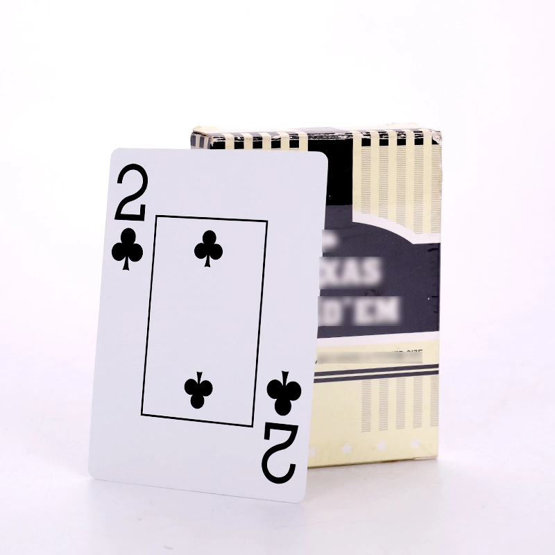 Custom Waterproof Poker Size Standard Index Jumbo Playing Cards PVC Poker 100% Plastic Playing Cards
