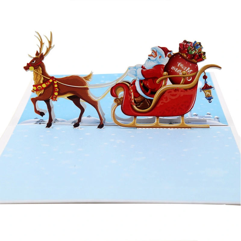 Funny Santa Claus Christmas Greeting Cards DIY Gift Cards