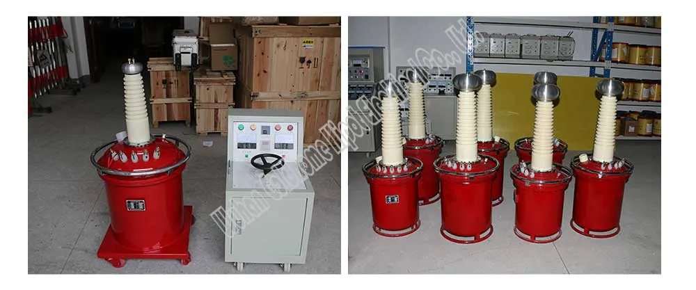 100kv Hv Withstand Voltage Testers Sf6 Gas Type Hv Test Transformer / AC DC Hipot Tester