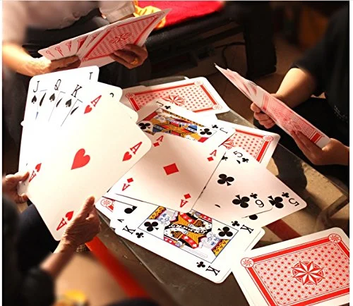 Customized Washable 100% Plastic Playing Poker Cards, Custom Playing Card