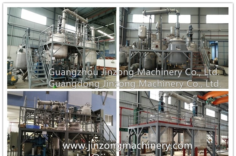 1500L Thermal Oil Heated Chemical Jacketed Reactor 50-50000L
