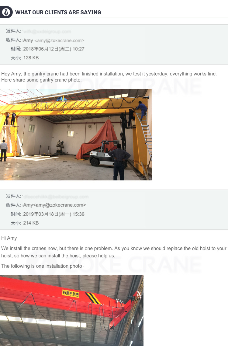 Reliable Poratl Gantry Crane Feature 30 Ton Safe and New Condition Goliath Gantry Crane