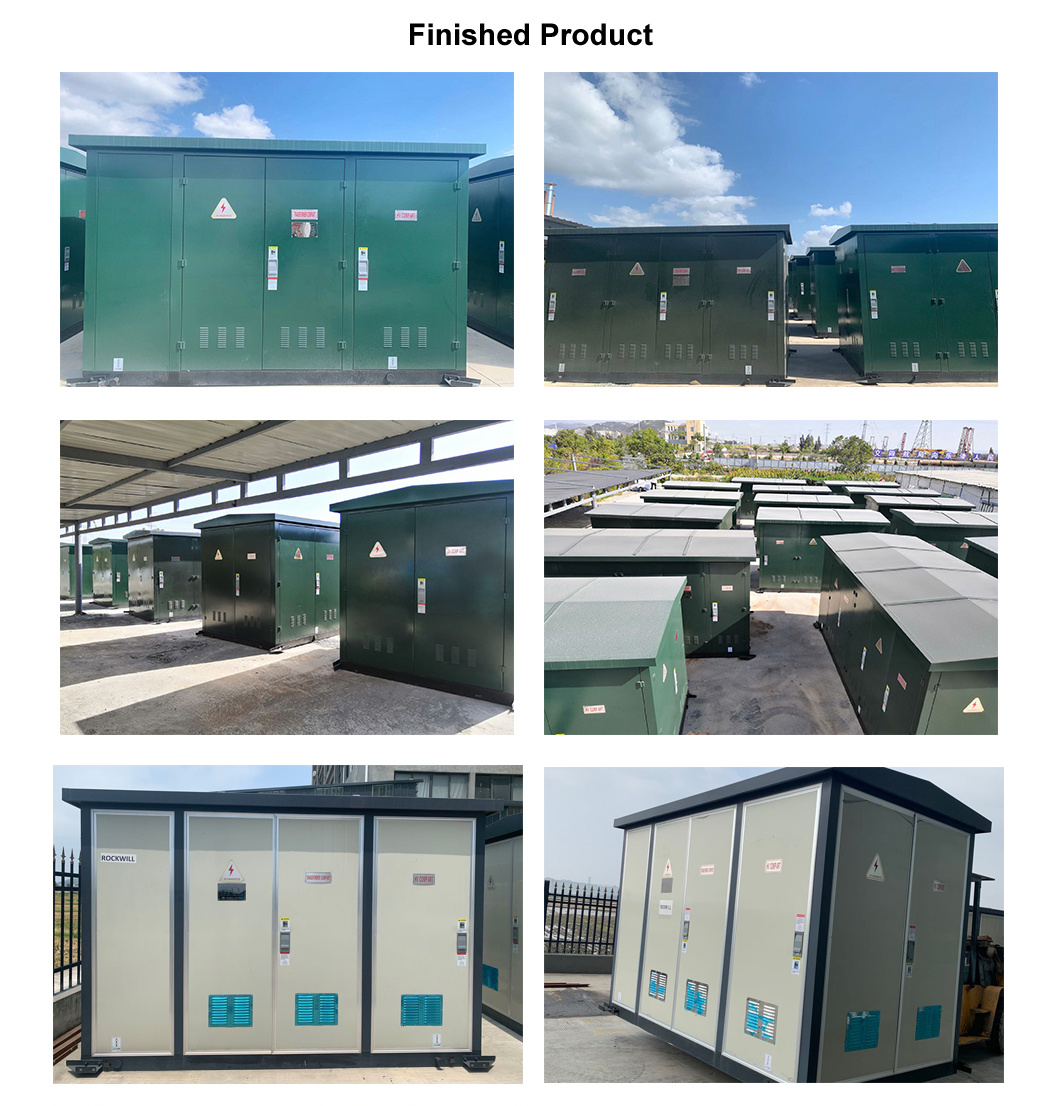33/11kv 1250kVA Power Electrical Mining Prefabricated Distribution Compact Substation