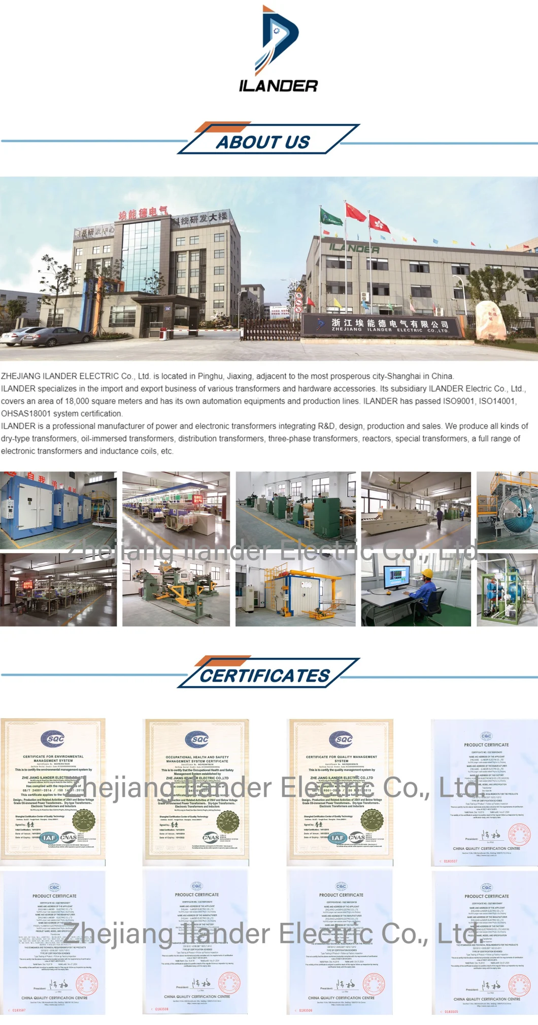 S11 S13 Factory Customized 10kv, 20kv, 35kv, Oil-Immersed Distribution Transformer Power Transformer