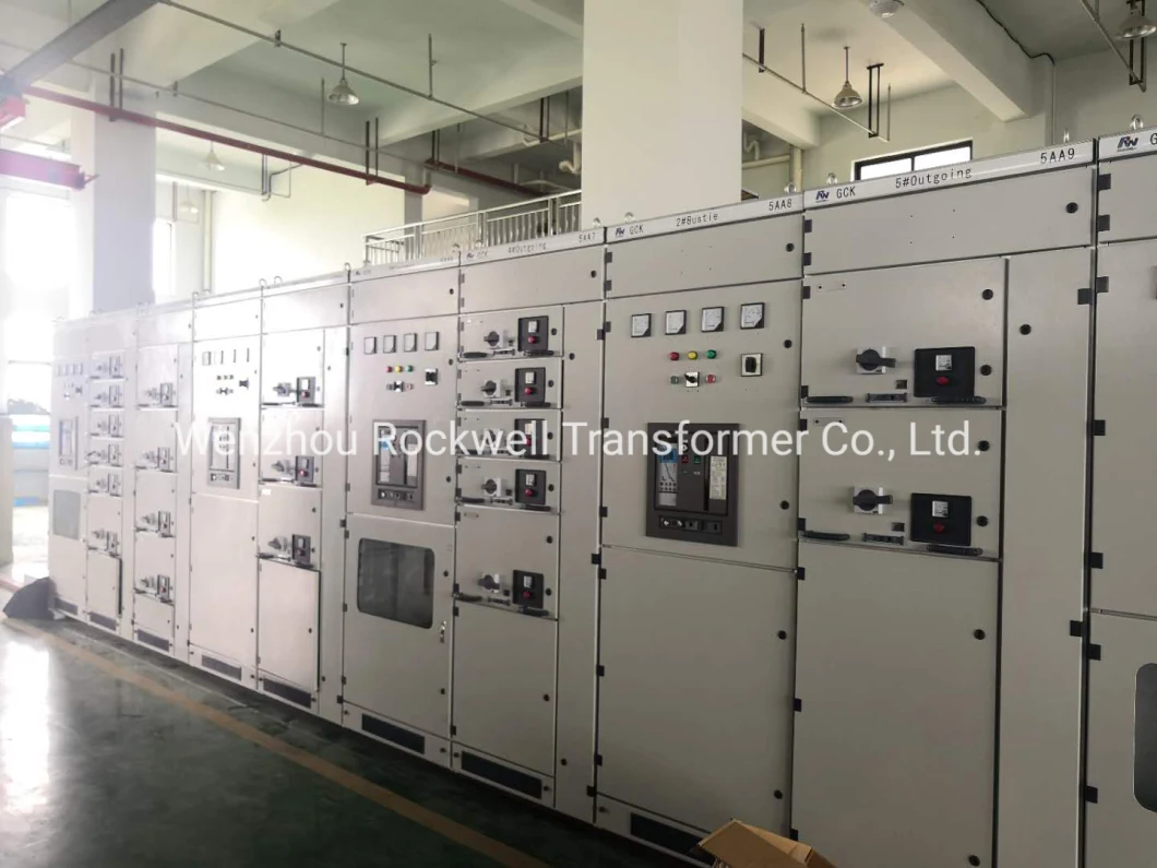Low Voltage Electrical Power Distribution Switchgear Synchronization Panel Board