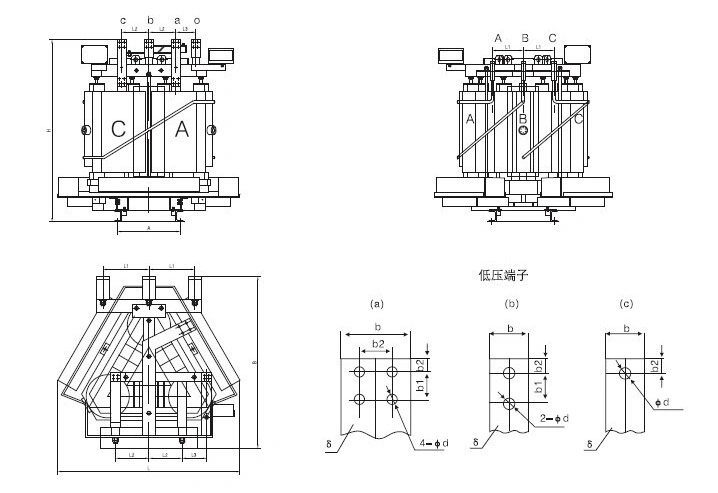 Sc (B) 10-630kVA Epoxy Resin Cast Dry-Type Transformer-Step-up Power Transformer