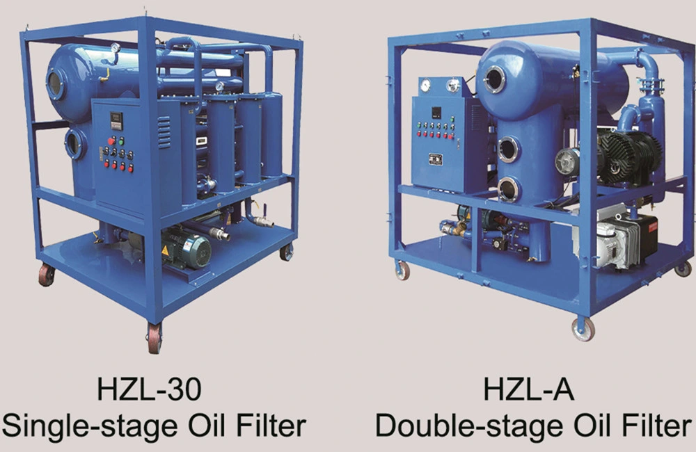 Double Stages Vacuum Transformer Oil Filtration Machine for Power Substation