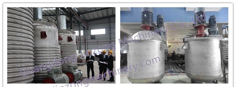 1500L Thermal Oil Heated Chemical Jacketed Reactor 50-50000L