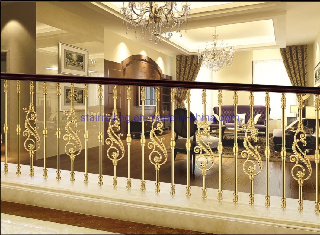 Classic Style Casting Brass Deck Balusters for Villa Project