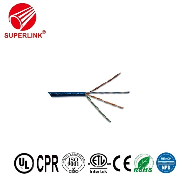Vietnam Factory FTP 4 Pairs 24AWG Cat5e Outdoor Network Cable WLAN Wire Pass Fluke 305m Box