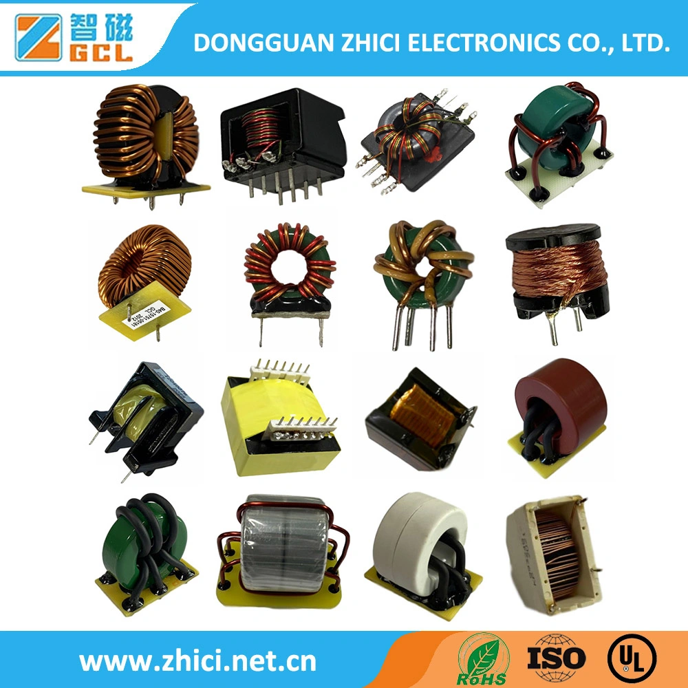 High Quality RoHS Electronic Pure Copper Vertical Horizontal SMPS Ef20 High Frequency Power Electric Transformer
