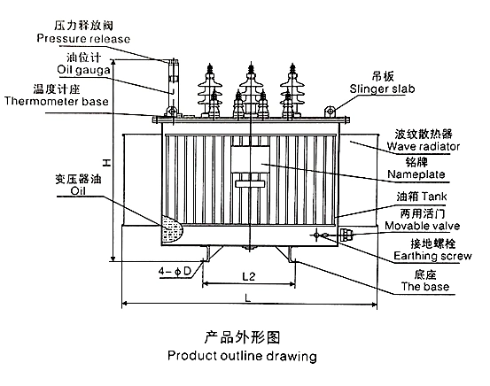 Power Supply 10kv 12kv 33kv 35kv 66kv Power Transformer and Distribution Transformer Steel Tower