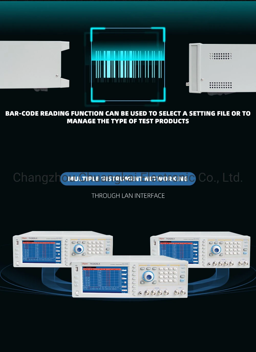 Th2829ax-48 Automatic Transformer Test System 48p 20Hz-200kHz Without Scanning Box