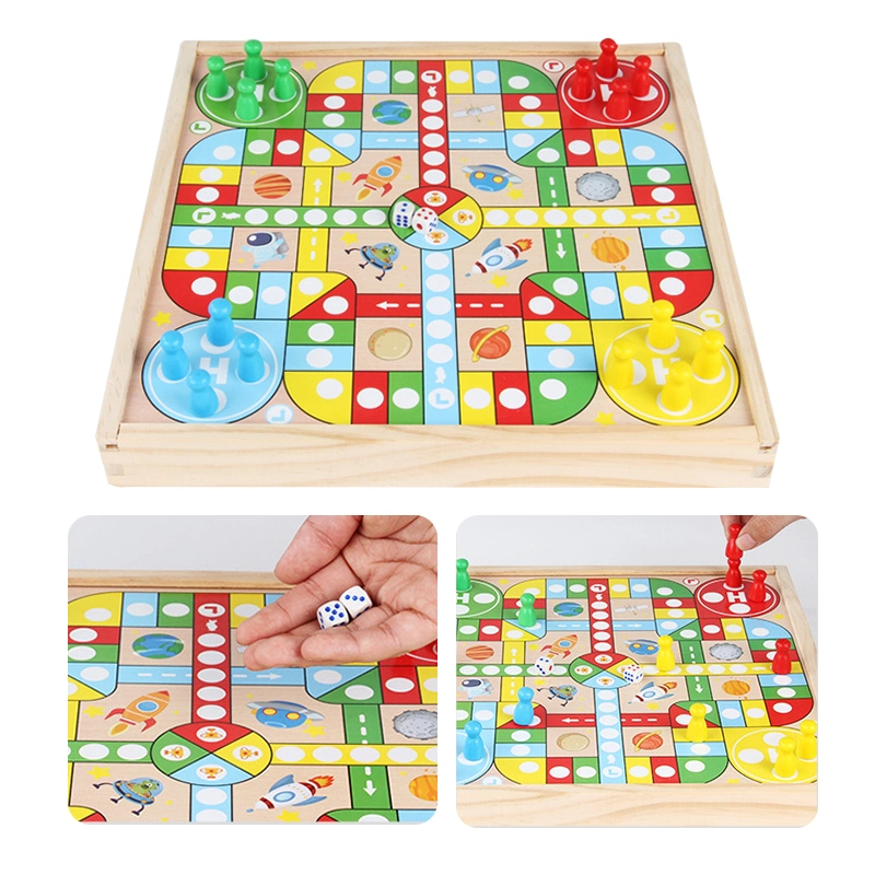 Wooden Magnetic Maze Puzzle Toy for Kids 2 Years up Educational DIY Learning Chinese Checkers for Children Baby Boys Girls with Storage Box Magnetic Pen Beads
