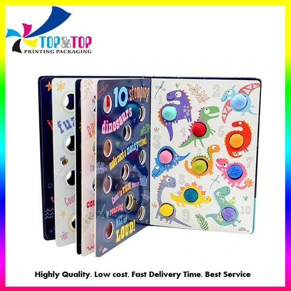 Factory Price Custom Children Board Game Book Printing with Soft Balls