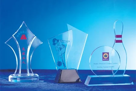 Customize Clear Acrylic Trophy Event Laser Engraved Award for Chess Winner