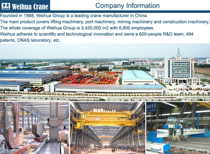 Weihua Crane Shipyard Shipbuilding Goliath Double Girder Gantry Crane