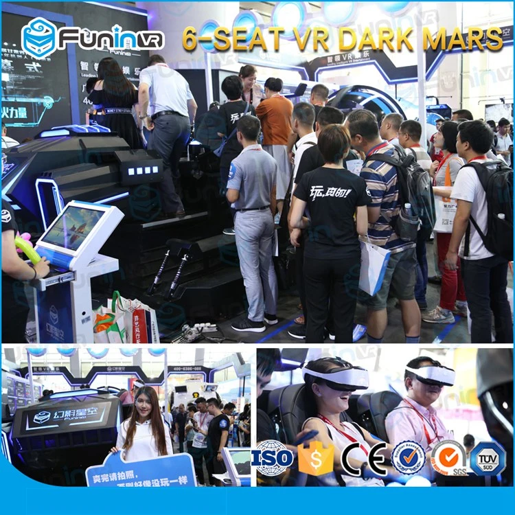 Factory Direct Sale 6-Seat Family Games Machine 9d Vr Games Simulator