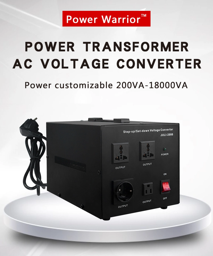 High Quality 220V 240V 120V 110V AC to AC 5000W Step up and Down Transformer Converter