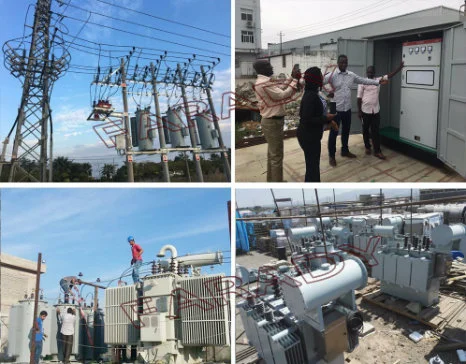 Three Phase Oil Immersed 333 kVA Transformer Outdoor Wind Substation