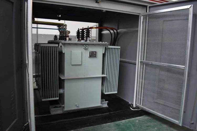 500kVA 630kVA 800kVA 1000kVA 1250kVA 11kv 12kv 10kv/0.4 Kv Outdoor Oil Transformer Container Substation