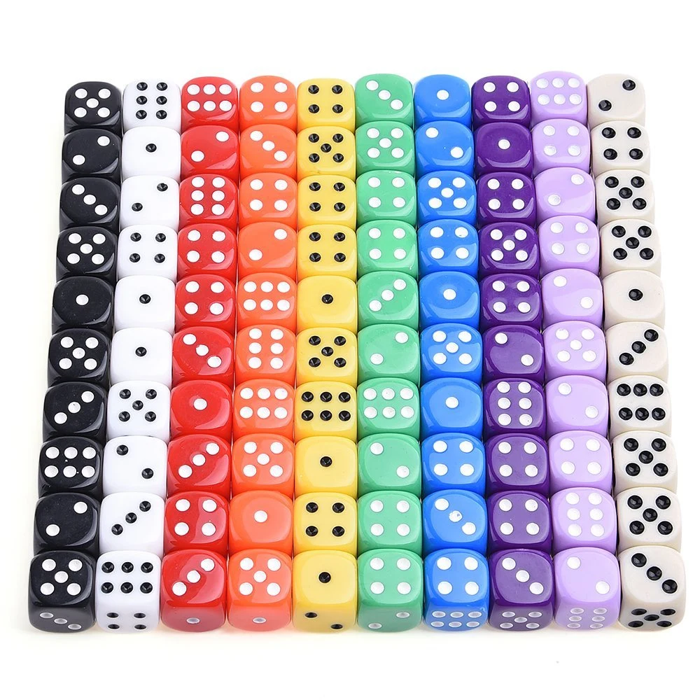 Factory Price Colorful Custom Made 6 Sided Dice for Game