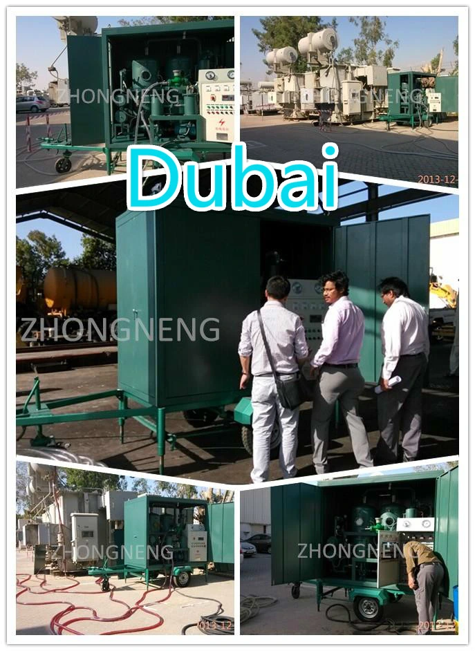 Transformer Oil Dehydration Plant Mobile Oil Change Equipment Oil Filtering Machine for Transformer