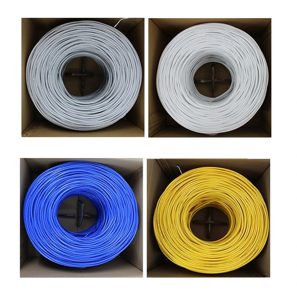 Network LAN Cable with 2c Power Wire Cat5e / CAT6 Cable LAN Cable Power Outdoor Indoor Use