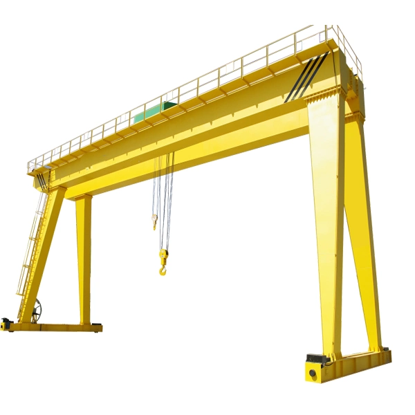 25 Ton Factory Use Cabin Control Double Girder Gantry Crane Rail Mounted Goliath Crane for Sale