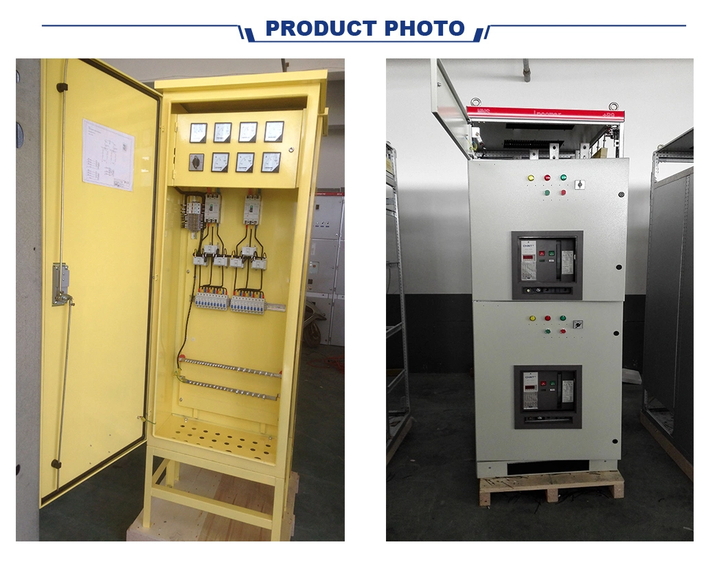 Low Voltage Electrical Power Distribution Switchgear Synchronization Panel Board