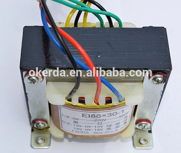 Custom Made Ei Low Frequency Lamination Power Transformer 50~60Hz