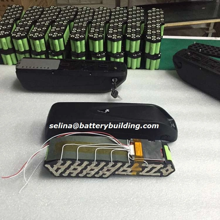 14s4p Downtube Mounted 52V 11.6ah E-Bike Battery Pack 52V Panasonic Shark Lithium Battery